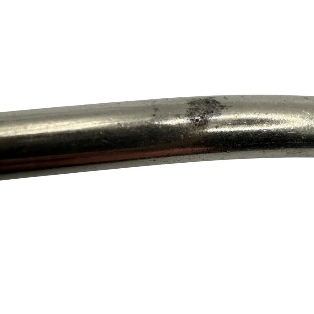 Vintage EKCO USA Meat Carving Fork Blue Wood‎ Handle Mid Century Kitchen Utensil